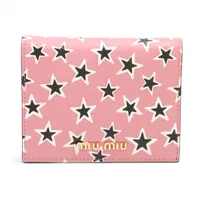 ミュウミュウ マドラス 5MV204 レザー コンパクトウォレット ピンク