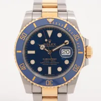 ロレックス サブマリーナーデイト 116613LB SS×YG AT 青文字盤