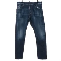 ディースクエアード コットン デニムパンツ 50 ブルー