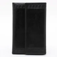 ヴェルサーチ レザー ロングウォレット ブラック