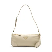 プラダ ナイロン ショルダーバッグ ベージュ