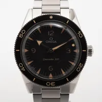オメガ シーマスター 300 マスターコーアクシャル クロノメーター 234.30.41.21.01.001 SS AT 黒文字盤