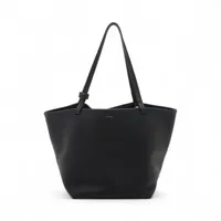 ザロウ パークトートスリー レザー トートバッグ ブラック