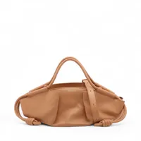 ロエベ パセオバッグ レザー 2WAYハンドバッグ ベージュ