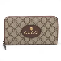 GUCCI グッチ フローラ キャンバス×レザー ポーチ ピンク GUCCI グッチ フローラ キャンバス×レザー ポーチ ピンク