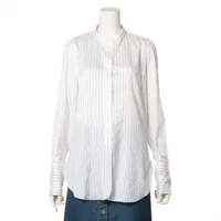 ヴィトン シルク シャツ 24AW 34 ホワイト