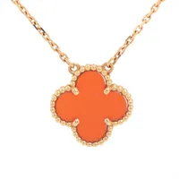 ヴァンクリーフ&アーペル ヴィンテージアルハンブラ カーネリアン 750(YG)