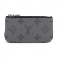 ヴィトン モノグラム エクリプス ポシェットクレ M80905 コインケース ブラック×グレー