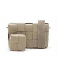 ボッテガヴェネタ マキシイントレチャート ブリック カセット レザー