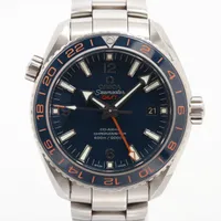 オメガ シーマスタープラネットオーシャン 232.30.44.22.03.001 SS AT 青文字盤