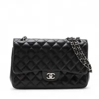 シャネル ミニマトラッセ20 キャビアスキン シングルフラップ シングル