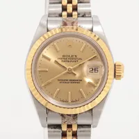 ロレックス レディ デイトジャスト 69173 SS×YG AT シャンパン文字盤