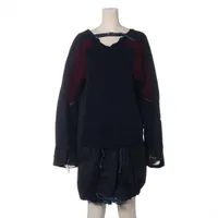 サカイ ウール ワンピース 16年 1 ネイビー