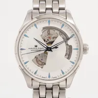 ハミルトン ジャズマスター オープンハート H326750 SS AT シルバー文字盤