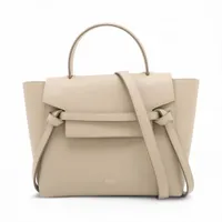 セリーヌ スモールカバ ドゥ フランス レザー 2WAYショルダーバッグ