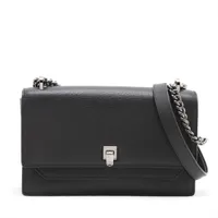 ヴァレクストラ スプリッツァー レザー チェーンショルダーバッグ ブラック