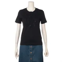 モンクレール コットン Tシャツ 21年 S ブラック