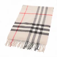 バーバリー ノバチェック カシミヤ マフラー ベージュ Aランクの買取