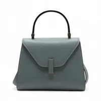 ヴァレクストラ イジィデミニ レザー 2WAYハンドバッグ ブルー