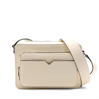 ヴァレクストラ レザー ショルダーバッグ ベージュ