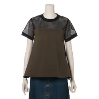 モンクレール コットン Tシャツ 19年 XS カーキ