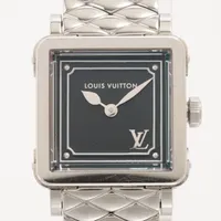 ルイ・ヴィトン アンプリーズ SS QZ 黒文字盤