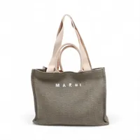 マルニ ラフィア×レザー 2WAYショルダーバッグ ピンク Aランクの買取