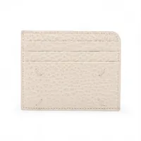 メゾンマルジェラ 4ステッチ レザー カードケース ホワイト