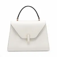 ヴァレクストラ ミディアム イジィデ レザー ハンドバッグ ホワイト