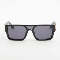 ヴィトン LV スリーク スクエア Z2062E GP×レジン サングラス TV4233 ブラック×ゴールド