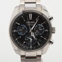 セイコー アストロン GPS SBXC053 SS ソーラー 青文字盤