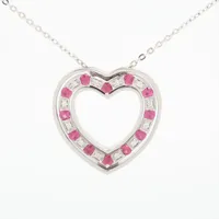 ダミアーニ ベルエポック ハート ルビー ダイヤ 750(WG)