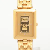 ロイヤルモントレス インゴットウォッチ GP QZ シャンパン文字盤