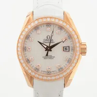 オメガ シーマスター アクアテラ 231.58.30.20.55.001 PG×革 AT シェル文字盤