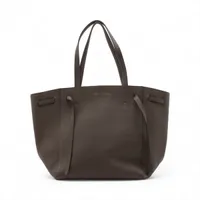 セリーヌ カバファントムスモール レザー トートバッグ ダークグリーン