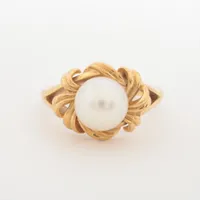 ミキモト パール K18(YG) 約8.0mm
