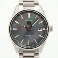 タグホイヤー カレラ キャリバー5 WAR211F.BA0782 SS AT ブラックシェル文字盤