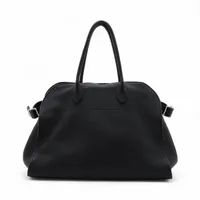 ザロウ ソフトマルゴー15 レザー ハンドバッグ ブラック