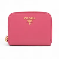 プラダ ヴィッテロムーブ 1MM268 レザー コインケース ピンク