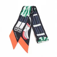 エルメス カレ90 QALAMDAN カラムダン シルク スカーフ パープル AB