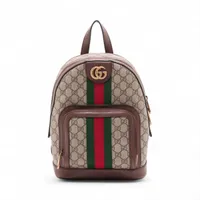 グッチ GGスプリーム オフィディア PVC バックパック/リュック ベージュ