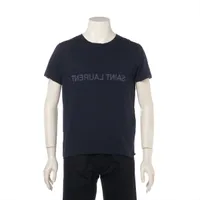 サンローランパリ コットン Tシャツ 21年 M ネイビー