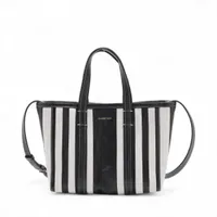 バレンシアガ バルベス レザー 2WAYハンドバッグ ブラック