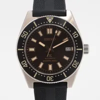 セイコー プロスペックス ダイバースキューバ SBDC105 SS×革 AT ブラウン文字盤