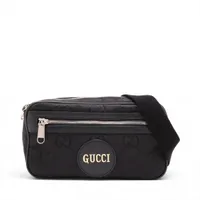 グッチ シェリーライン レザー ボストンバッグ ダークブラウン AB