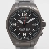 シチズン プロマスター TI ソーラー 黒文字盤