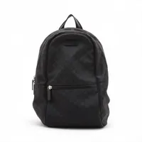 グッチ GGナイロン ナイロン バックパック/リュック ブラック