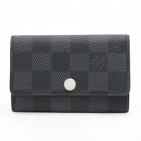 ヴィトン ダミエ グラフィット ミュルティクレ6 N62662 キーケース ブラック