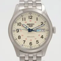 セイコー キングセイコー ハイビート 5626-7000 SS×革 AT シルバー文字