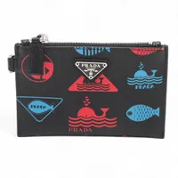 PRADA デニムポーチ 1NA175 ブルー PRADA デニムポーチ PRADA デニムポーチ 1NA175 ブルー プラダ 1NA175